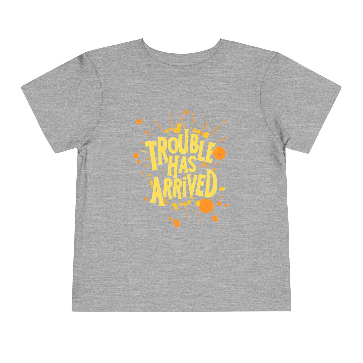 Trouble Has Arrived Toddler Tee | Funny Kids Shirt, Gift for Toddlers, Birthday Outfit, Playdate Wear, Summer Top