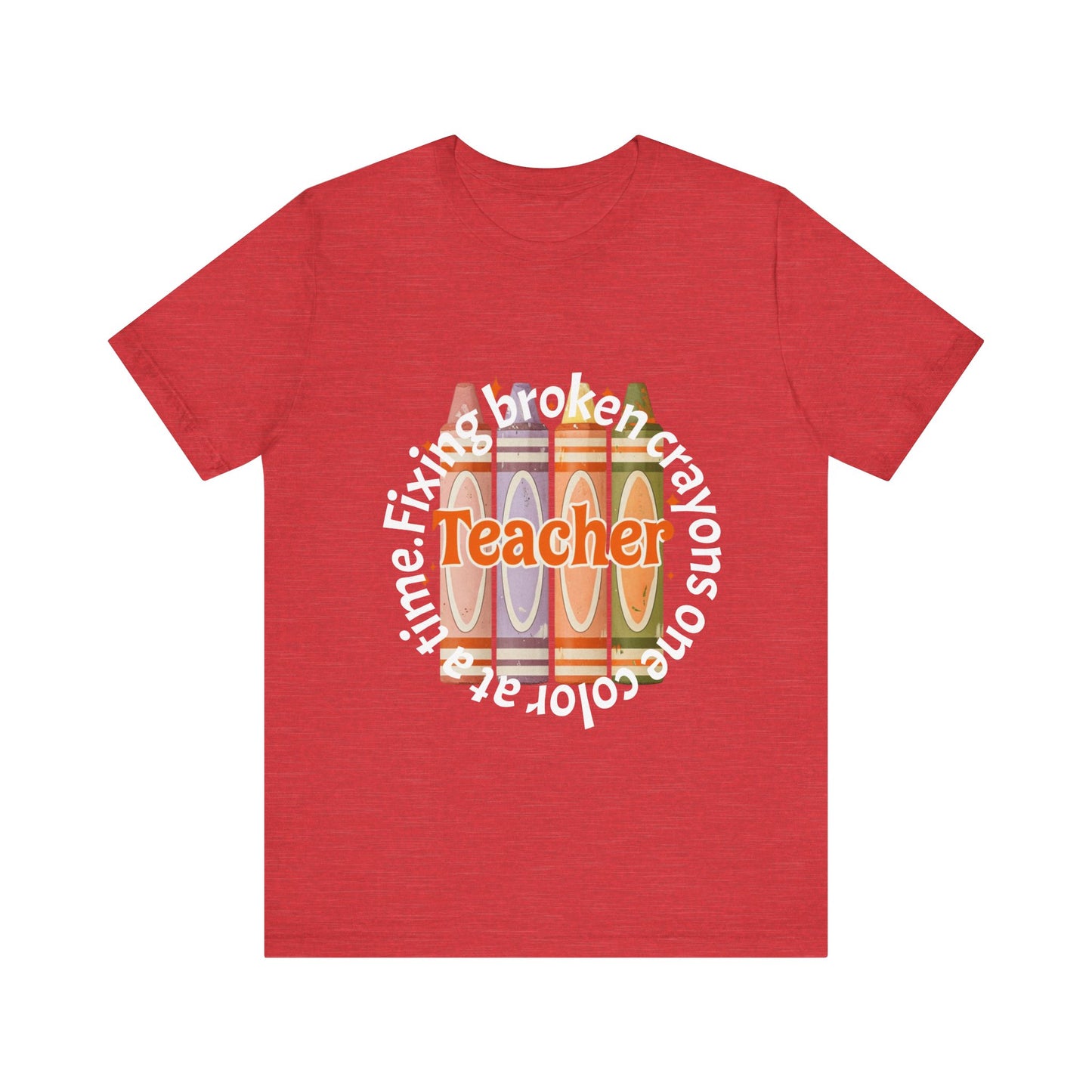 Colorful Teacher T-Shirt - Perfect Gift for Educators, School Events, Teacher Appreciation, Back to School, Fun Classroom Wear
