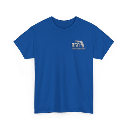 Custom Unisex Heavy Cotton Tee with Business Logo, Perfect for Workwear, Gift for Contractors, Promotional Use, Branding, Florida Services