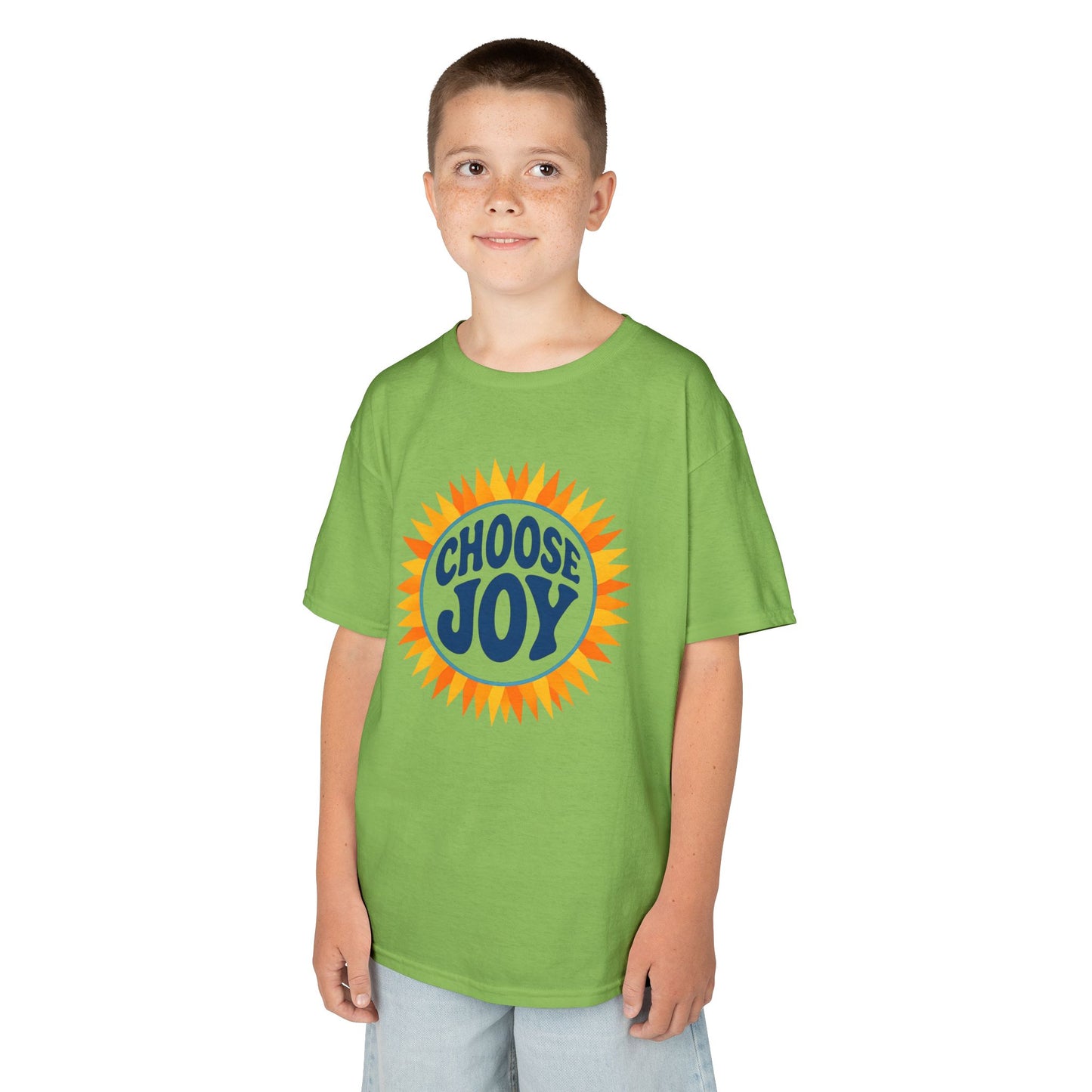 Kids Choose Joy Tee - Fun Cotton Kids T-Shirt, Positive Vibes, Birthday Gift, Youth Apparel, Everyday Wear, Summer Style