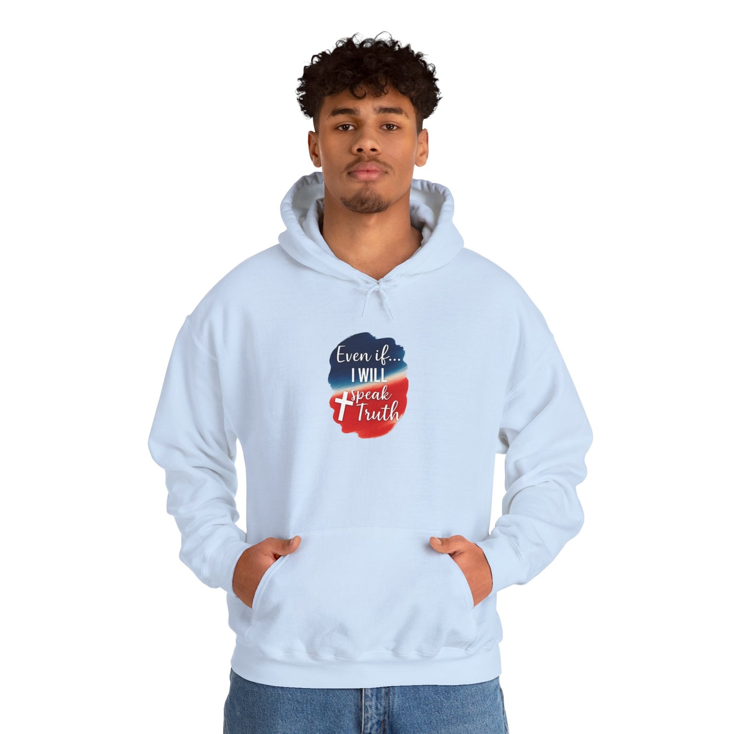 Inspirational Unisex Hoodie - Spread Truth Design, Cozy Sweatshirt for Everyday Wear, Faith-Based Gift, Motivational Apparel
