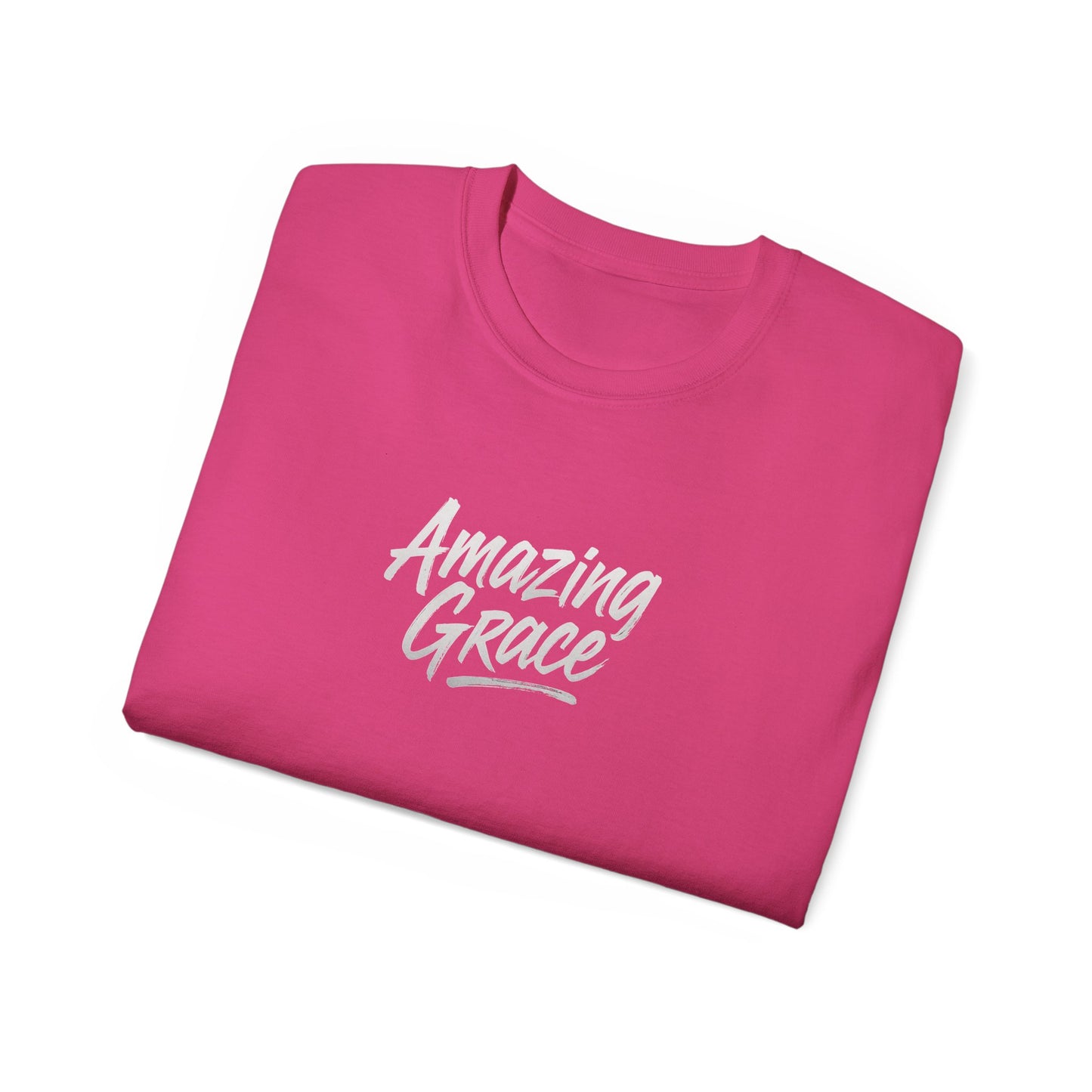 Amazing Grace Unisex Cotton Tee - Faith-Inspired, Spiritual Gift, Everyday Wear, Church Events, Inspirational Top