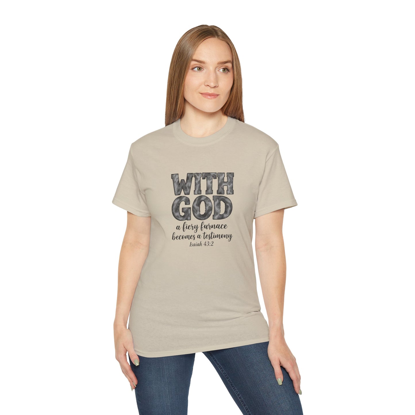 Inspirational Faith Tee, Motivational T-Shirt, Unisex Christian Shirt, Casual Everyday Wear, Gift for Believers, Bible Verse Apparel