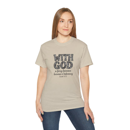 Inspirational Faith Tee, Motivational T-Shirt, Unisex Christian Shirt, Casual Everyday Wear, Gift for Believers, Bible Verse Apparel