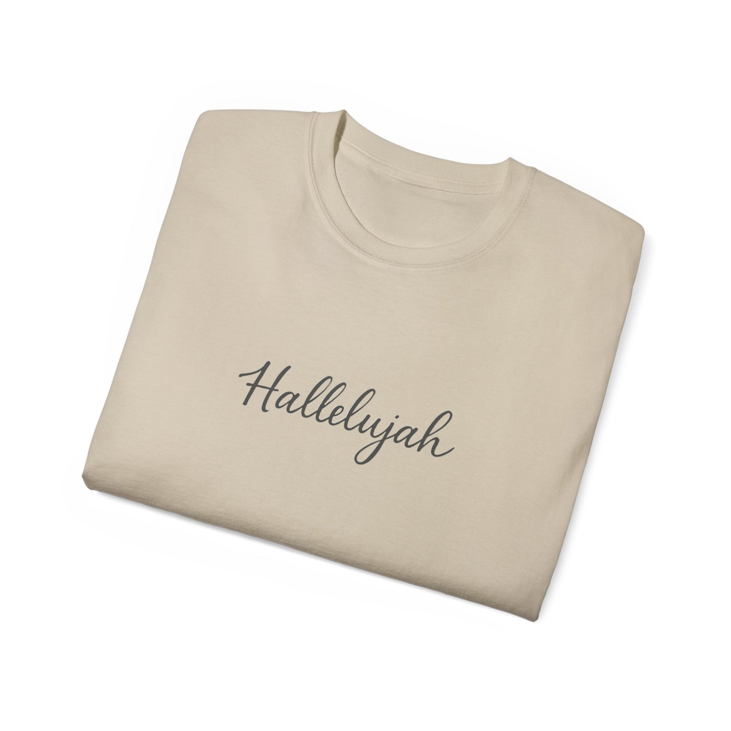 Hallelujah Unisex Ultra Cotton Tee - Casual Graphic Shirt, Faith-Based Apparel, Gifts for Christian Friends, Spring Fashion, [...]