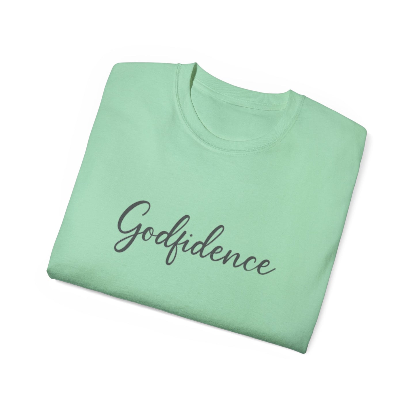Godfidence Unisex Ultra Cotton Tee - Inspirational T-Shirt, Motivational Gift, Faith Apparel, Spiritual Wear, Casual Top