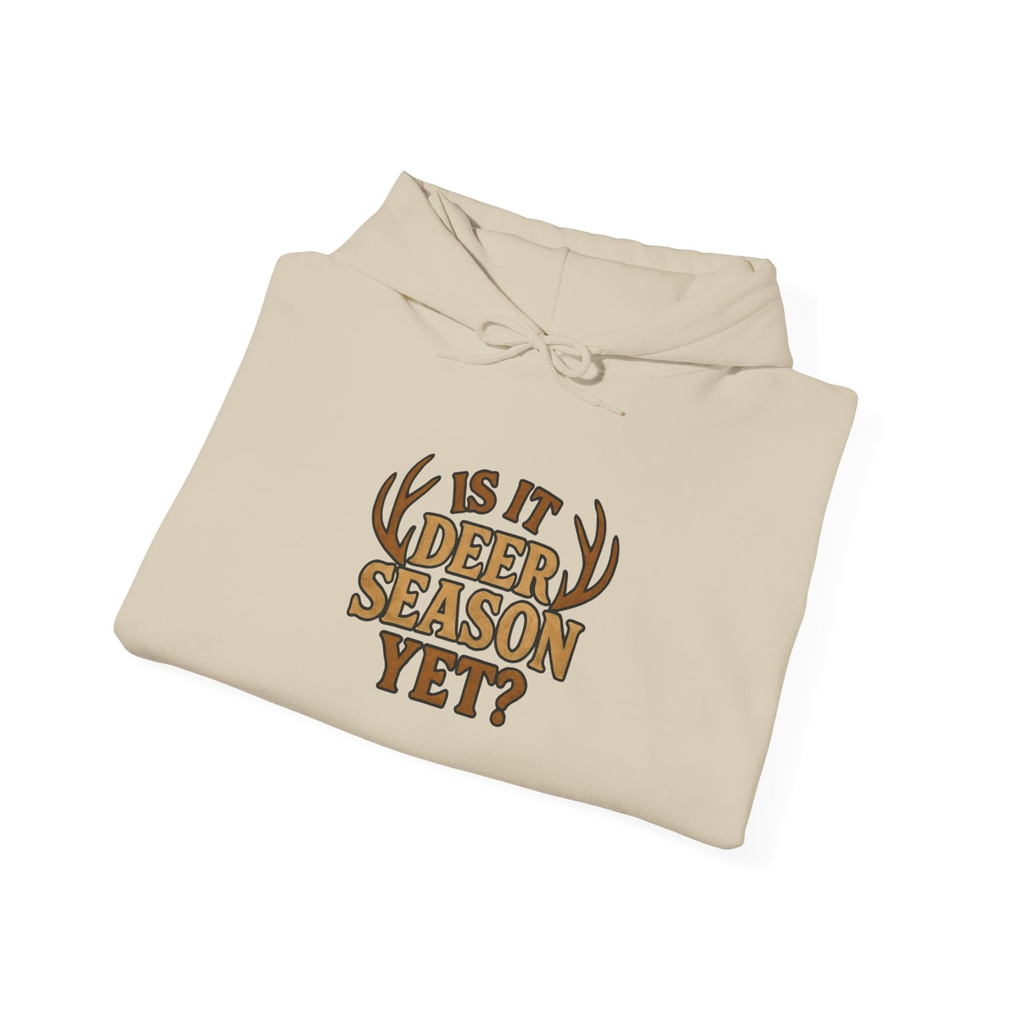 Deer Season Hooded Sweatshirt - Cozy Apparel for Hunters, Great for Fall Adventures, Camping, or Casual Outings, Gift for Outdoorsy Friends