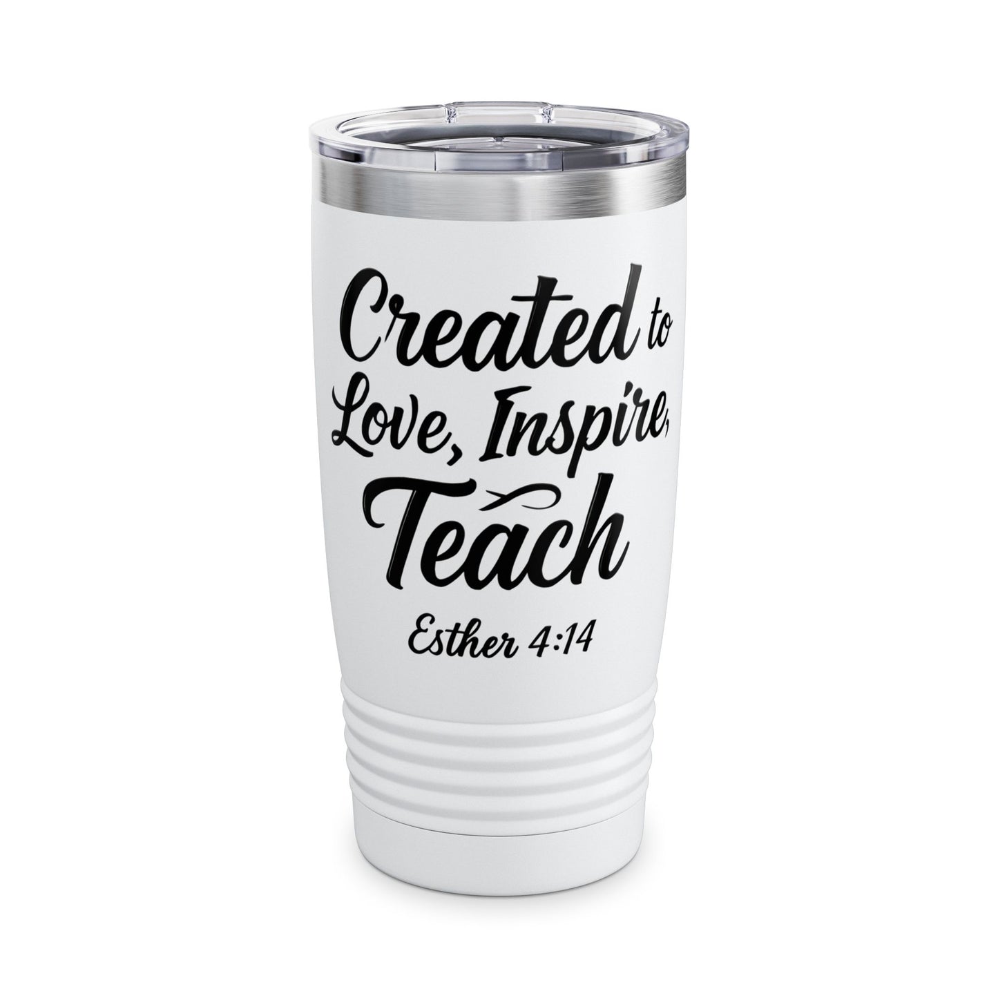 Inspirational Travel Tumbler with Scripture, Daily Motivation Mug, Perfect Gift for Teachers, Bible Verse Drinkware, 20oz Tumbler