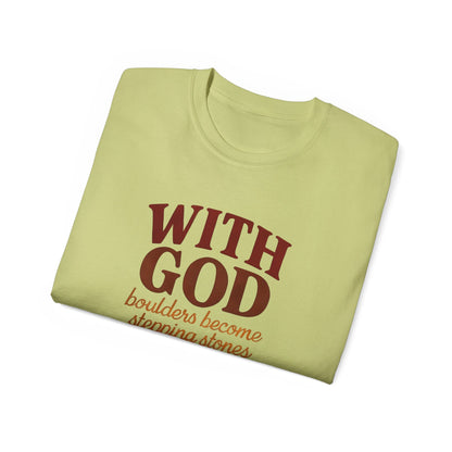 Faith-Inspired Unisex Tee, Inspirational T-Shirt, Spiritual Gift, Bible Verse Apparel, Christian Clothing, Everyday Wear