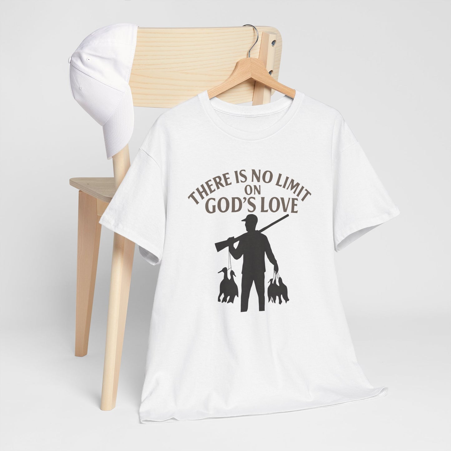 Unisex Heavy Cotton Tee with Inspirational Design - Perfect for Faith, Love, Spirituality, Casual Wear, Gifts