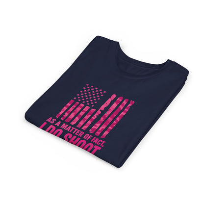 Patriotic Youth Tee: Empowering Short Sleeve T-Shirt for Girls, Perfect for Independence Day, Fun, Sporty, Family Events, Gift Ideas