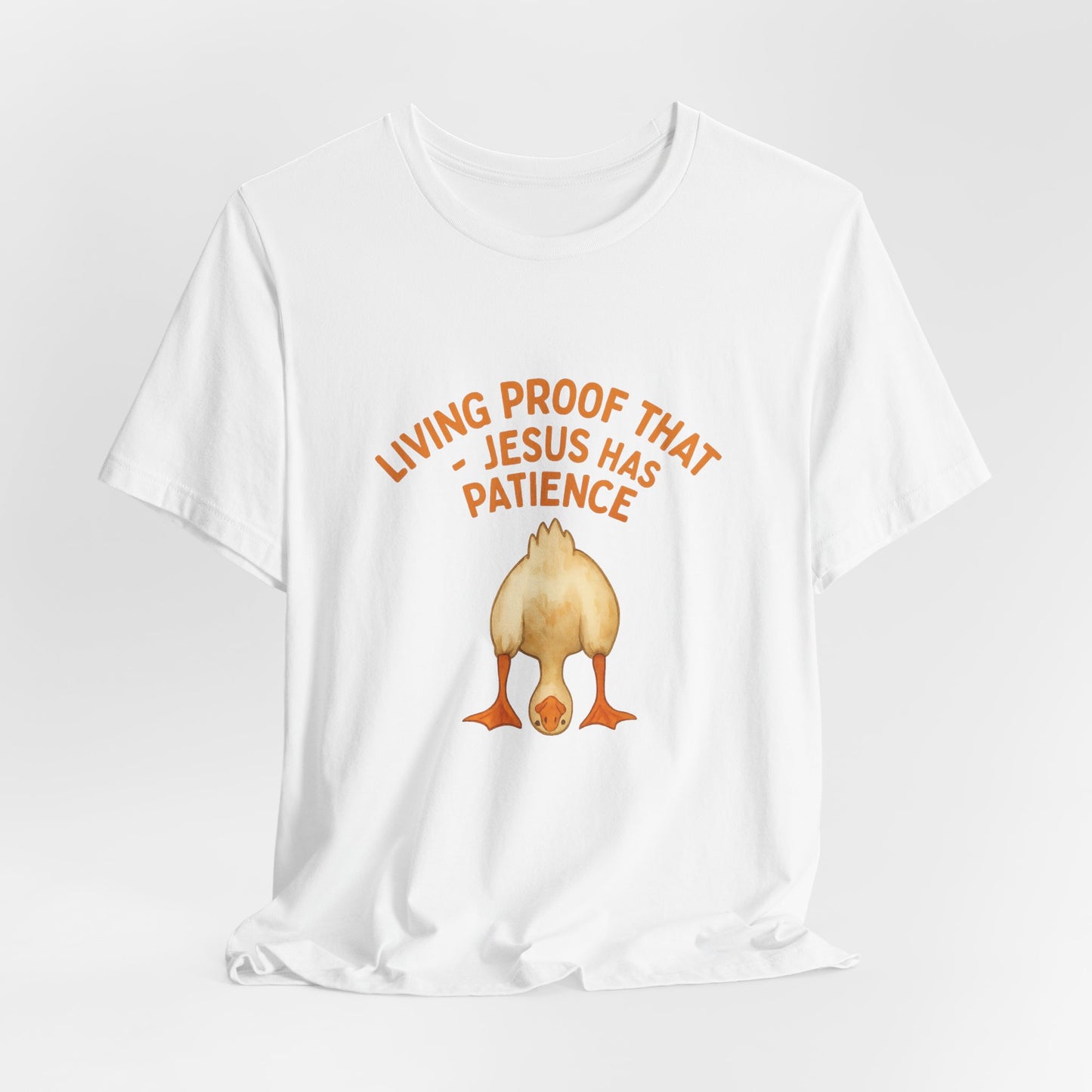 Funny Religious Tee, Living Proof Tee, Gift for Believers, Humorous Christian Shirt, Soft Casual Wear