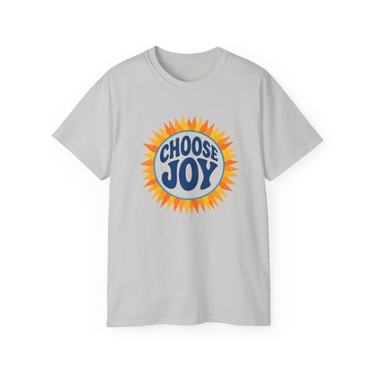 Choose Joy Unisex Ultra Cotton Tee, Positive Vibes Shirt, Motivational Tee, Gift for Friends, Casual Everyday Wear