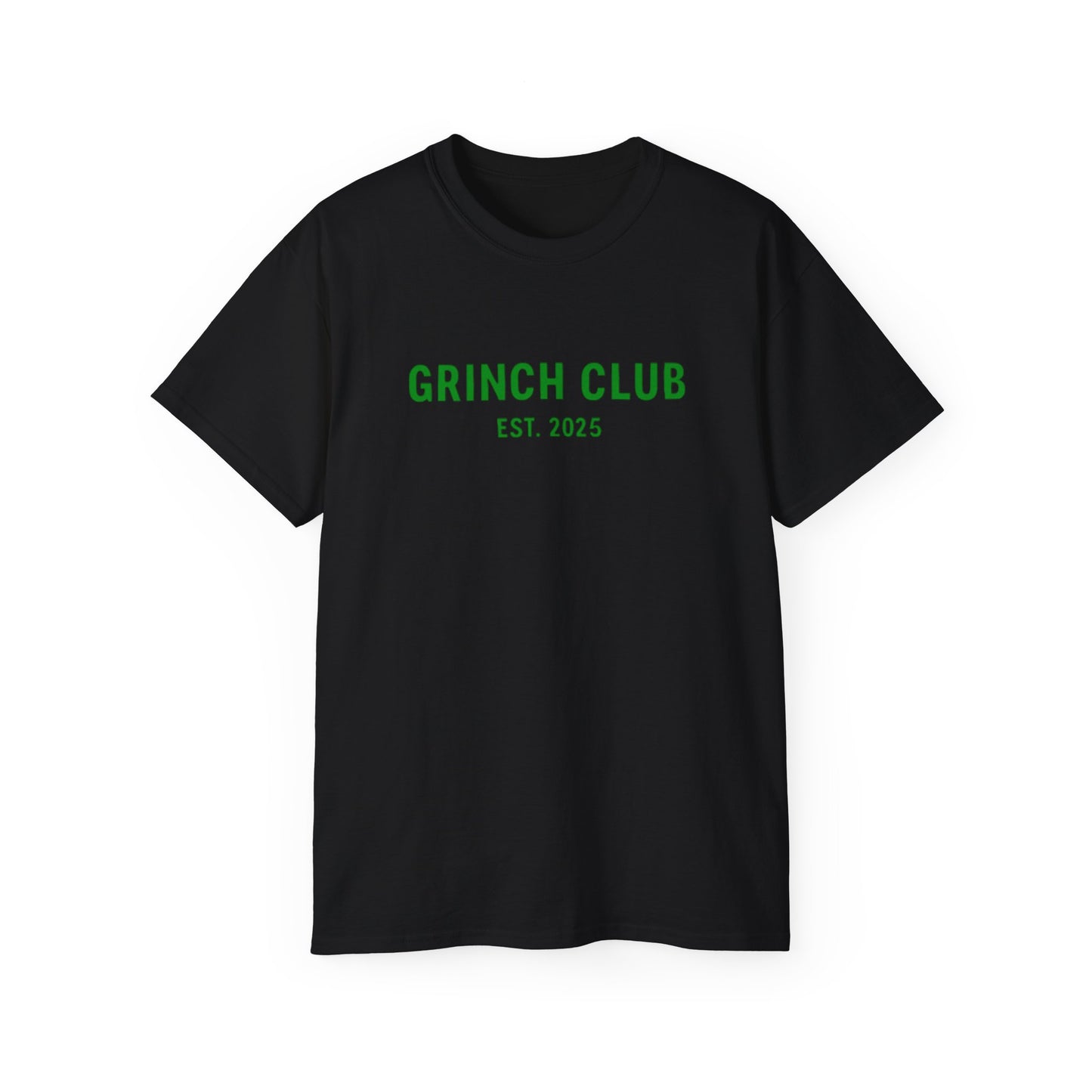 Grinch Club Tee — 'Grinch Club EST. 2025' Christmas Graphic T-Shirt