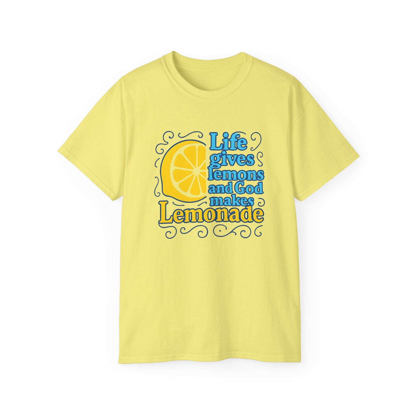 Life Gives Lemons Tee, Positive Quote T-Shirt, Unisex Cotton Shirt, Inspirational Gift, Casual Summer Wear, Lemonade Theme