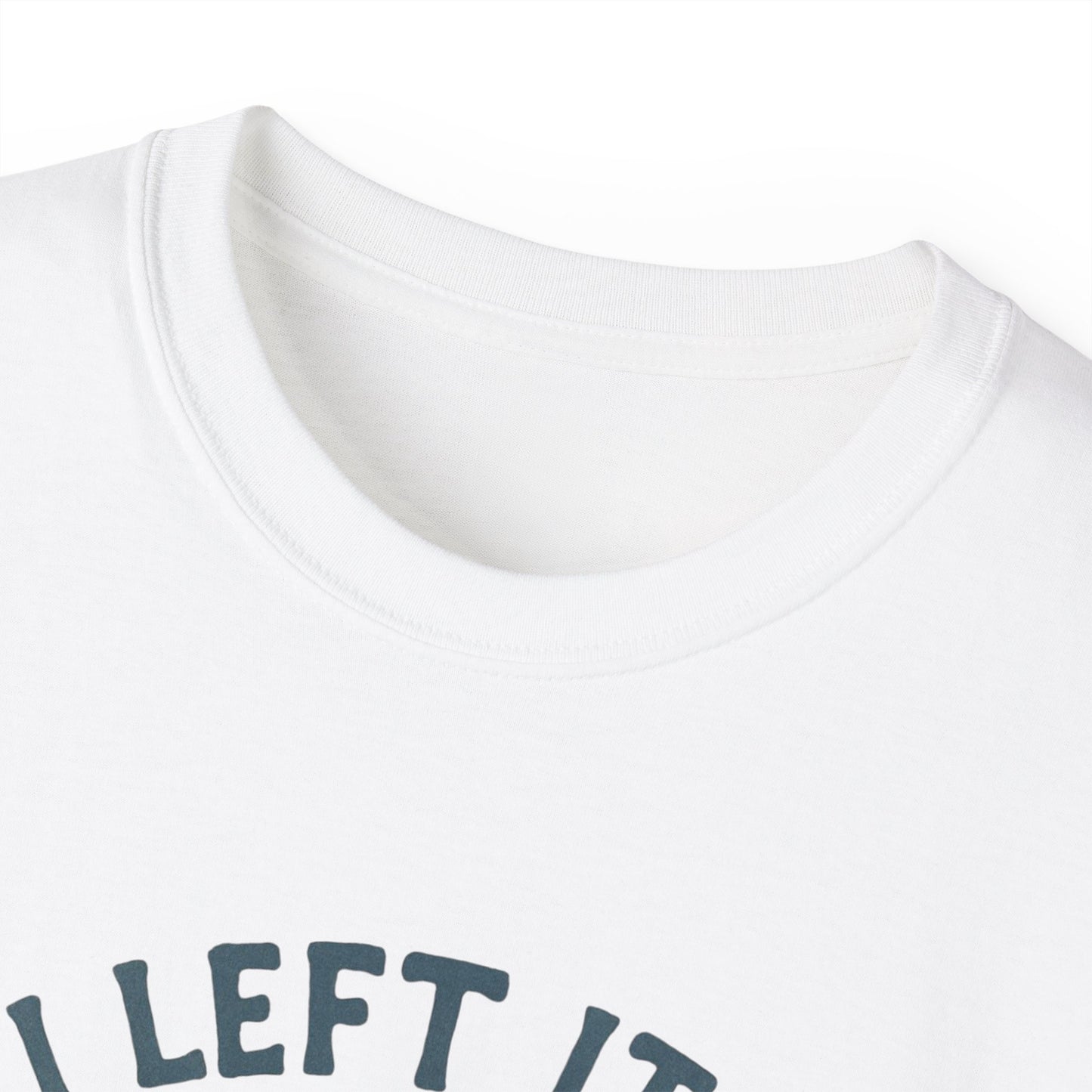 Inspirational Christian T-Shirt, I Left It in the Water Tee, Faith-Based Apparel, Unisex Cotton Top, Gift for Believers, Spiritual Wear