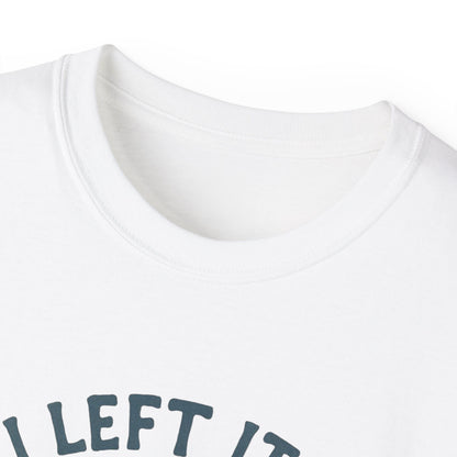 Inspirational Christian T-Shirt, I Left It in the Water Tee, Faith-Based Apparel, Unisex Cotton Top, Gift for Believers, Spiritual Wear