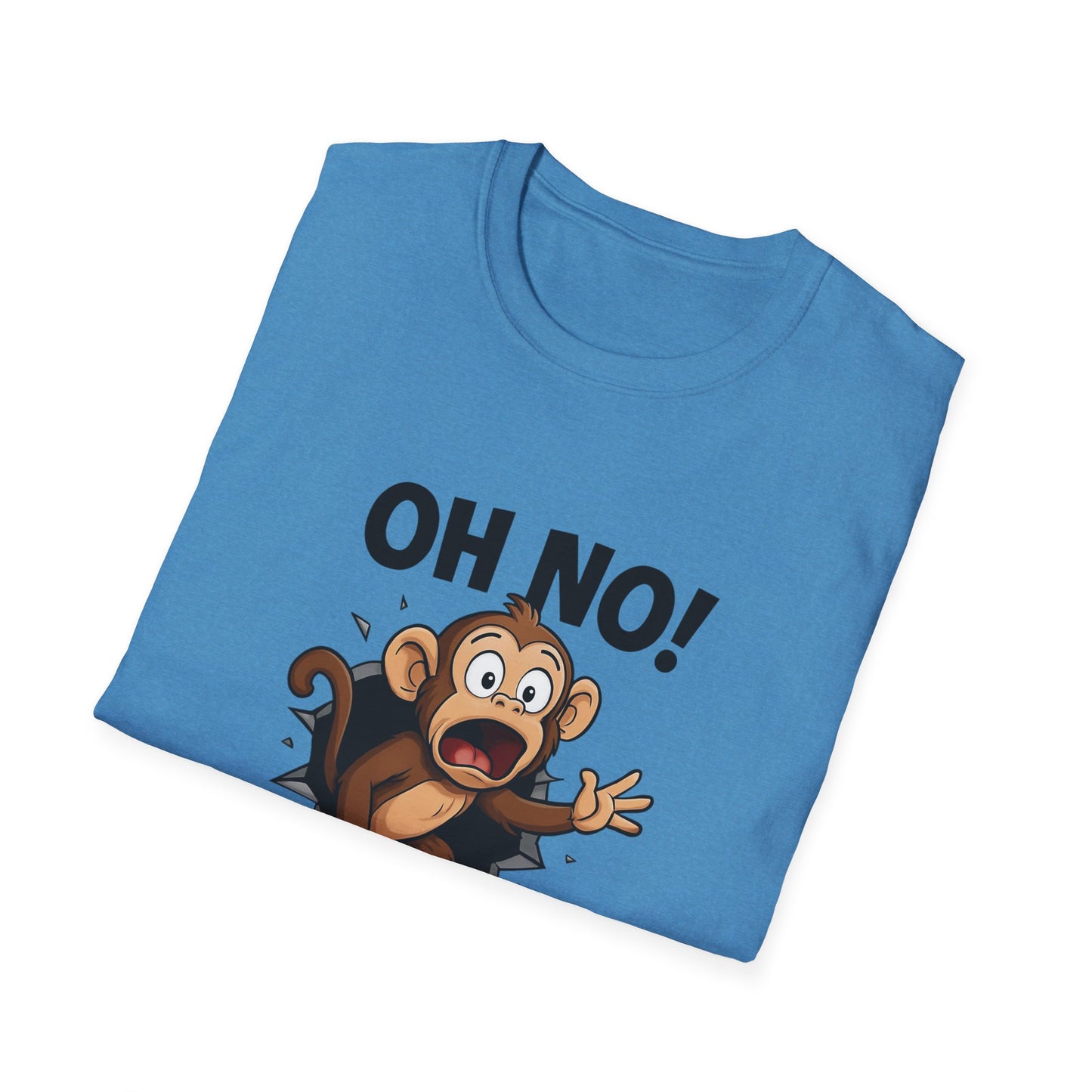 Funny Monkey T-Shirt, Family Reunion Gift, Birthday Humor Shirt, Animal Lover Apparel, Casual Wardrobe Staple