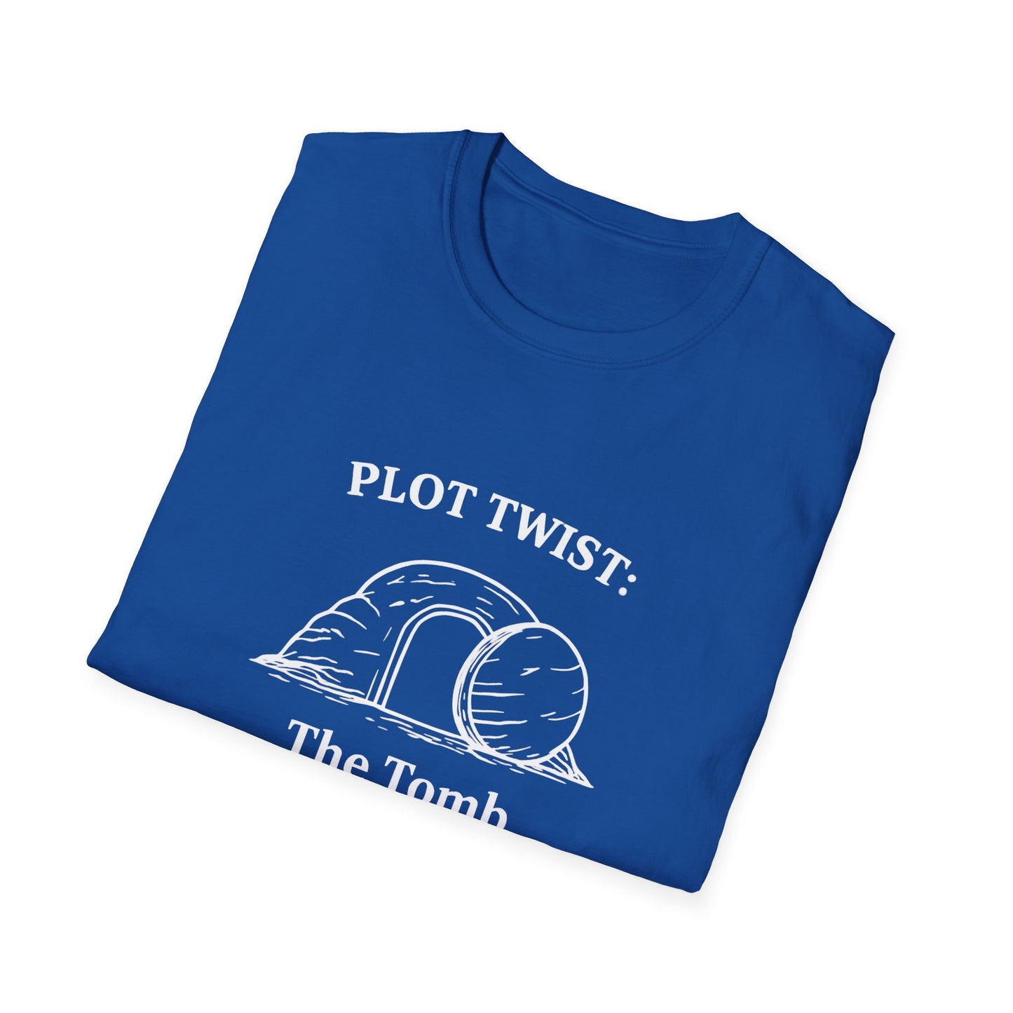 T-Shirt — "Plot Twist: The Tomb Was Empty" Christian Easter Graphic Tee