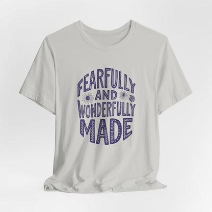 Fearfully and Wonderfully Made T-Shirt | Unisex Inspirational Tee, Faith-Based Apparel, Gift for Encouragement, Everyday Wear, [...]