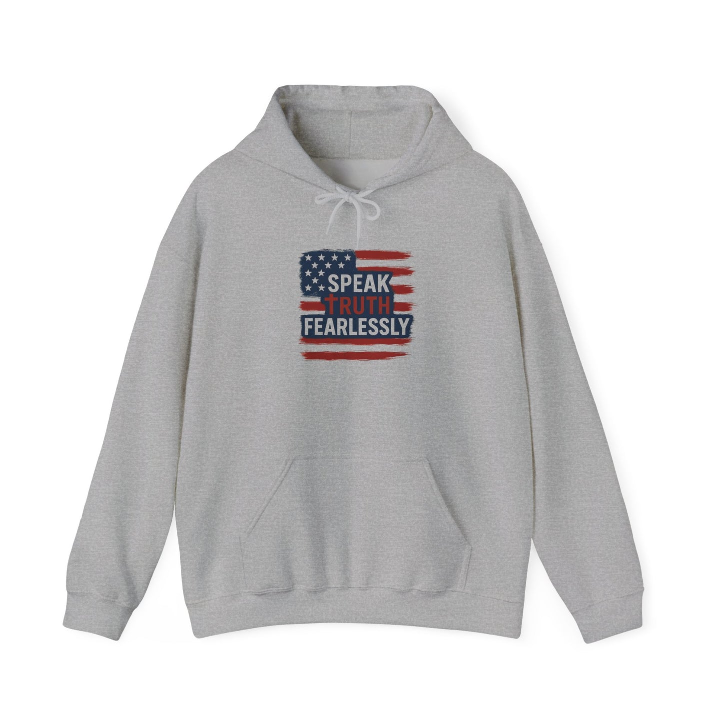 Unisex Hoodie with Empowering Message - Speak Truth Fearlessly | Motivational Sweatshirt for All Occasions, Gift Idea, Casual Wear, Activism