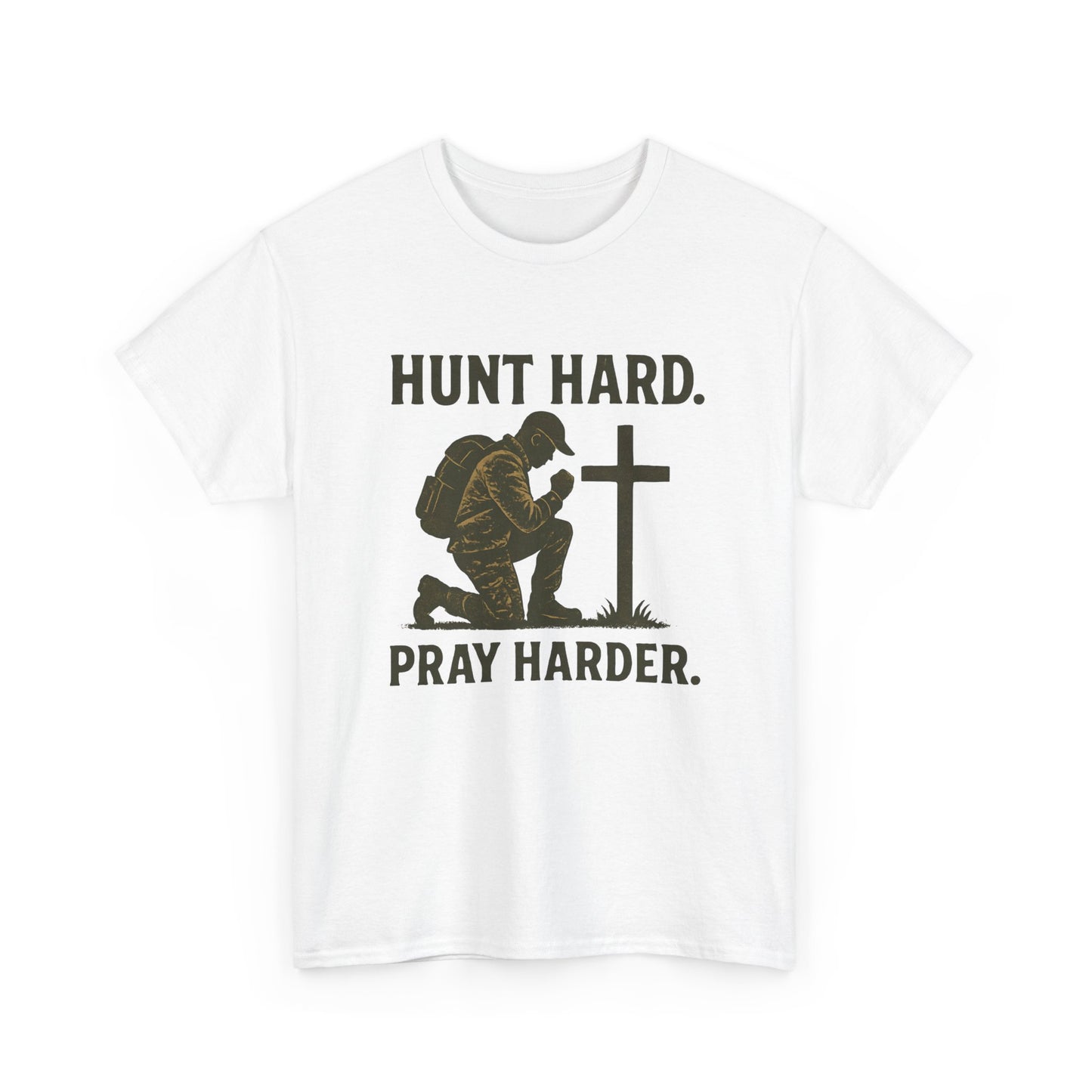 Hunting Inspirational Tee, Unisex Heavy Cotton Shirt, Gift for Hunters, Outdoor Apparel, Motivational T-Shirt