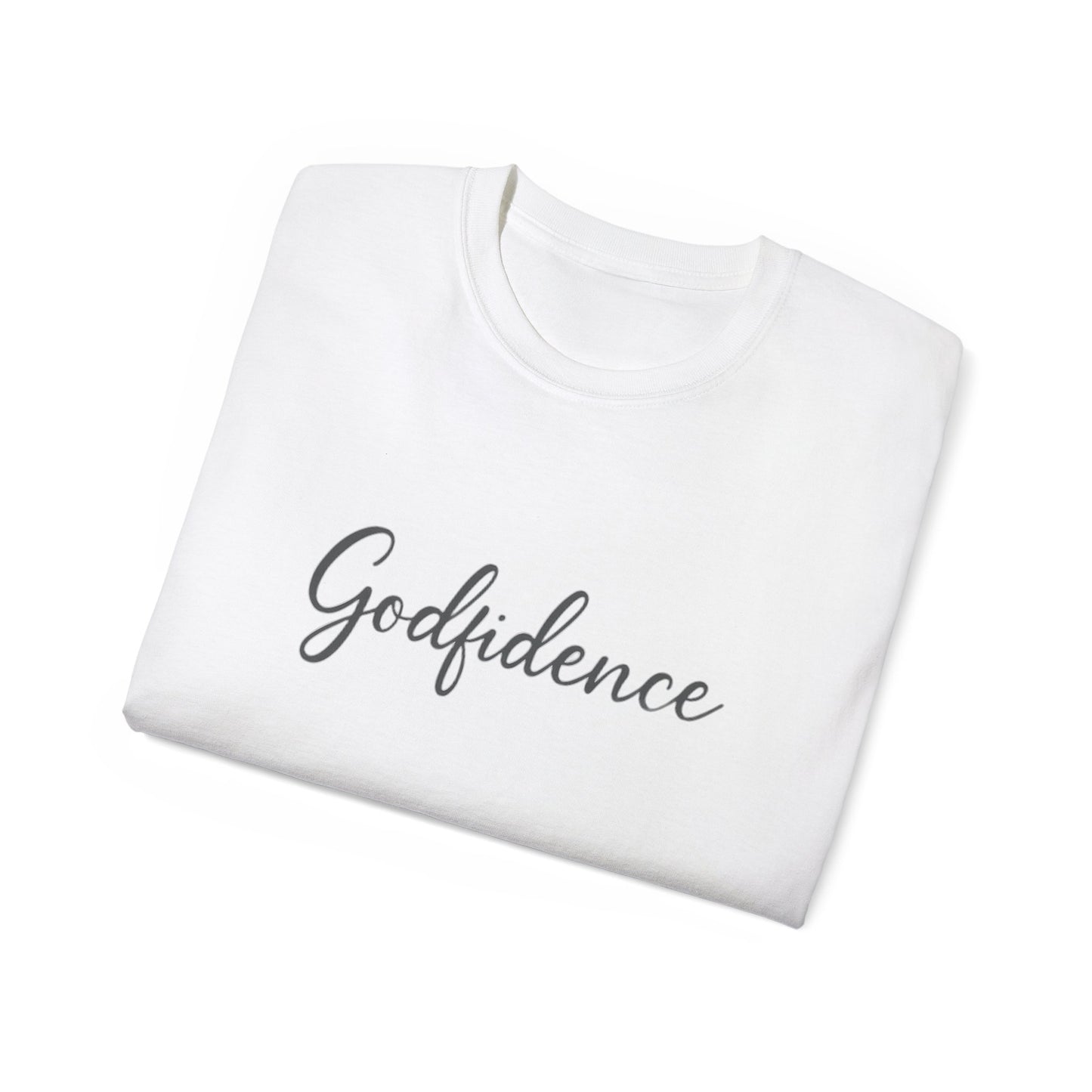 Godfidence Unisex Ultra Cotton Tee - Inspirational T-Shirt, Motivational Gift, Faith Apparel, Spiritual Wear, Casual Top