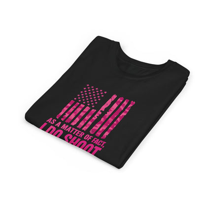 Patriotic Youth Tee: Empowering Short Sleeve T-Shirt for Girls, Perfect for Independence Day, Fun, Sporty, Family Events, Gift Ideas