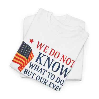 Patriotic Message Tee, Inspirational T-Shirt for Independence Day, Thoughtful Gift, Unisex Cotton Top, Motivation Shirt, Everyday Wear