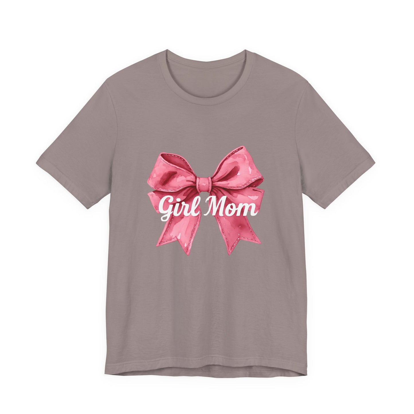Cute Girl Mom T-Shirt | Unisex Jersey Tee for Moms, Mother's Day Gift, Family Matching Outfits, Birthday Present, Gift for Her
