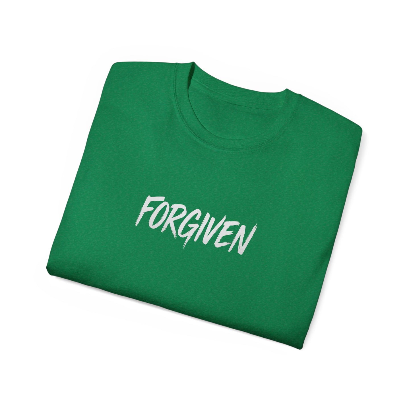 Forgiven Unisex Ultra Cotton Tee - Empowering Message Shirt, Spiritual Gift, Casual Wear, Motivational Tee, Unique Present