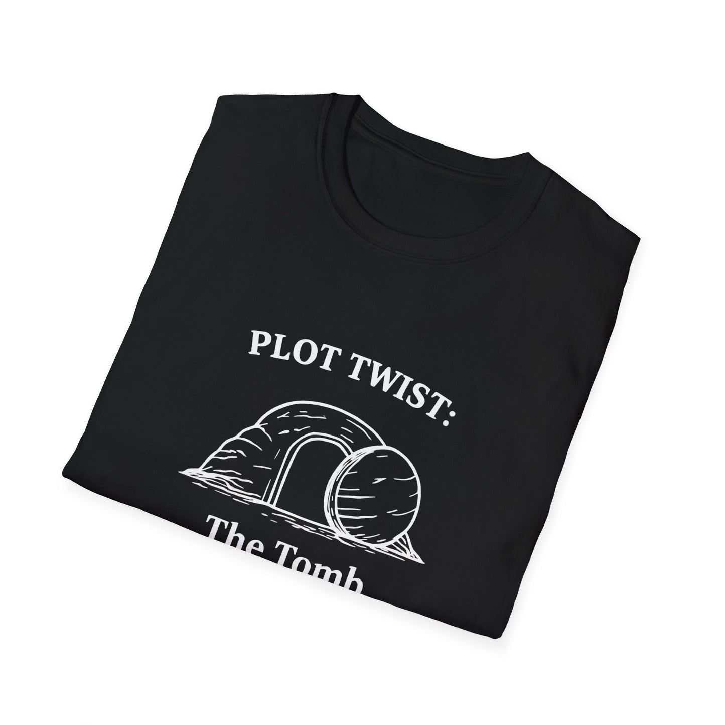 T-Shirt — "Plot Twist: The Tomb Was Empty" Christian Easter Graphic Tee