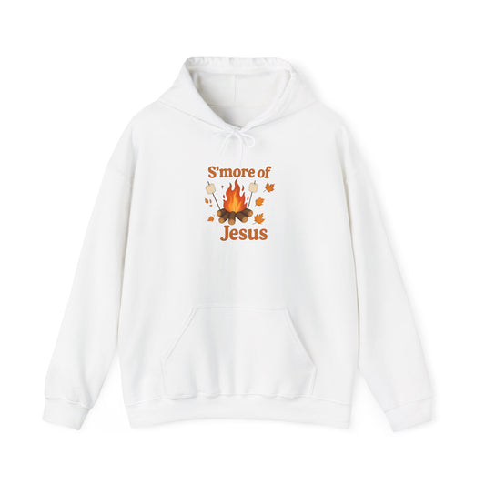 Cozy Christian Hoodie, S'more of Jesus Sweatshirt, Perfect for Bonfires, Faith-Based Gift, Unisex Comfort Apparel