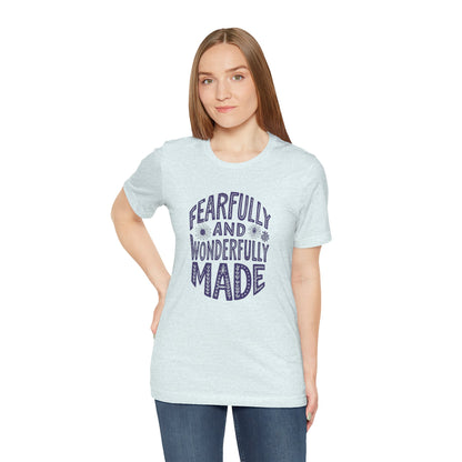 Fearfully and Wonderfully Made T-Shirt | Unisex Inspirational Tee, Faith-Based Apparel, Gift for Encouragement, Everyday Wear, [...]