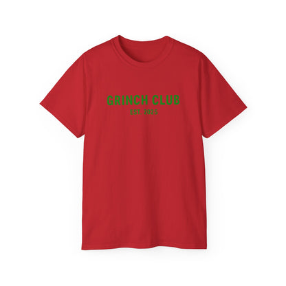 Grinch Club Tee — 'Grinch Club EST. 2025' Christmas Graphic T-Shirt