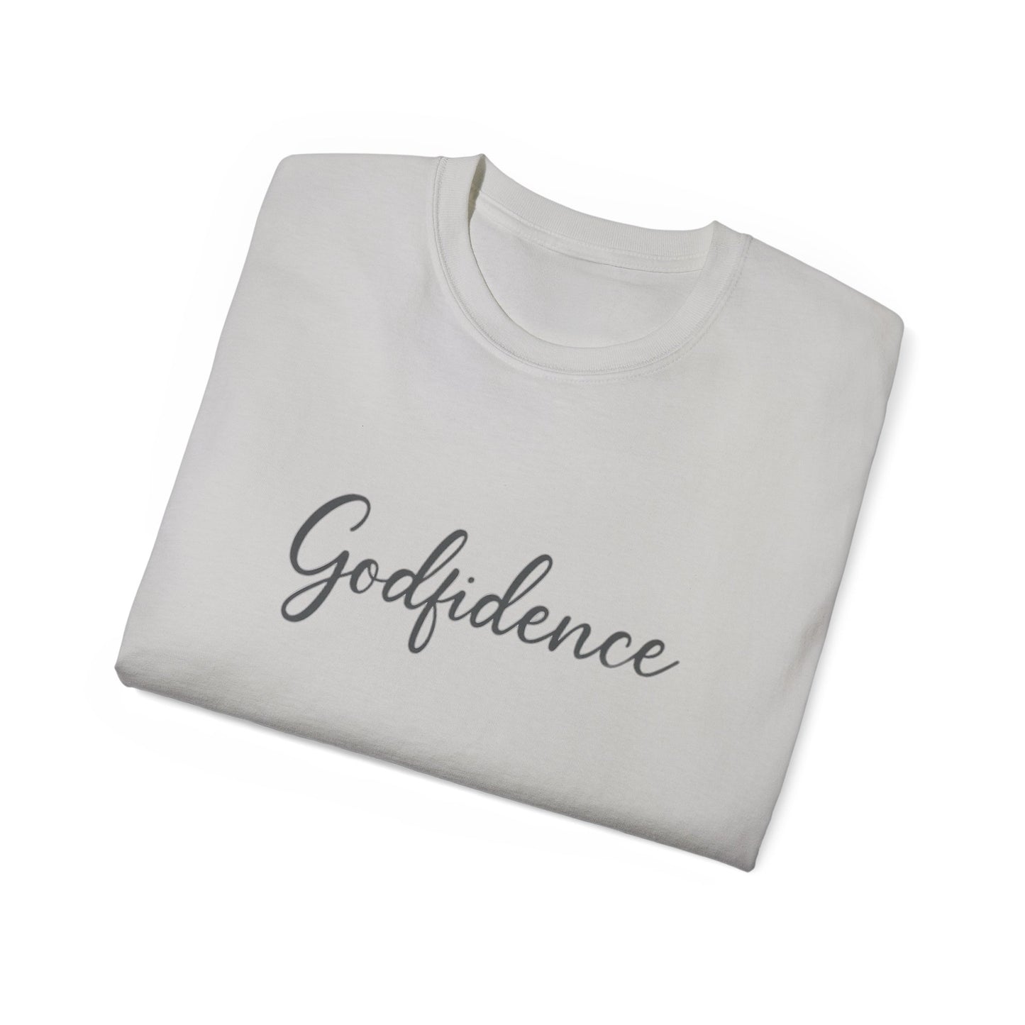 Godfidence Unisex Ultra Cotton Tee - Inspirational T-Shirt, Motivational Gift, Faith Apparel, Spiritual Wear, Casual Top