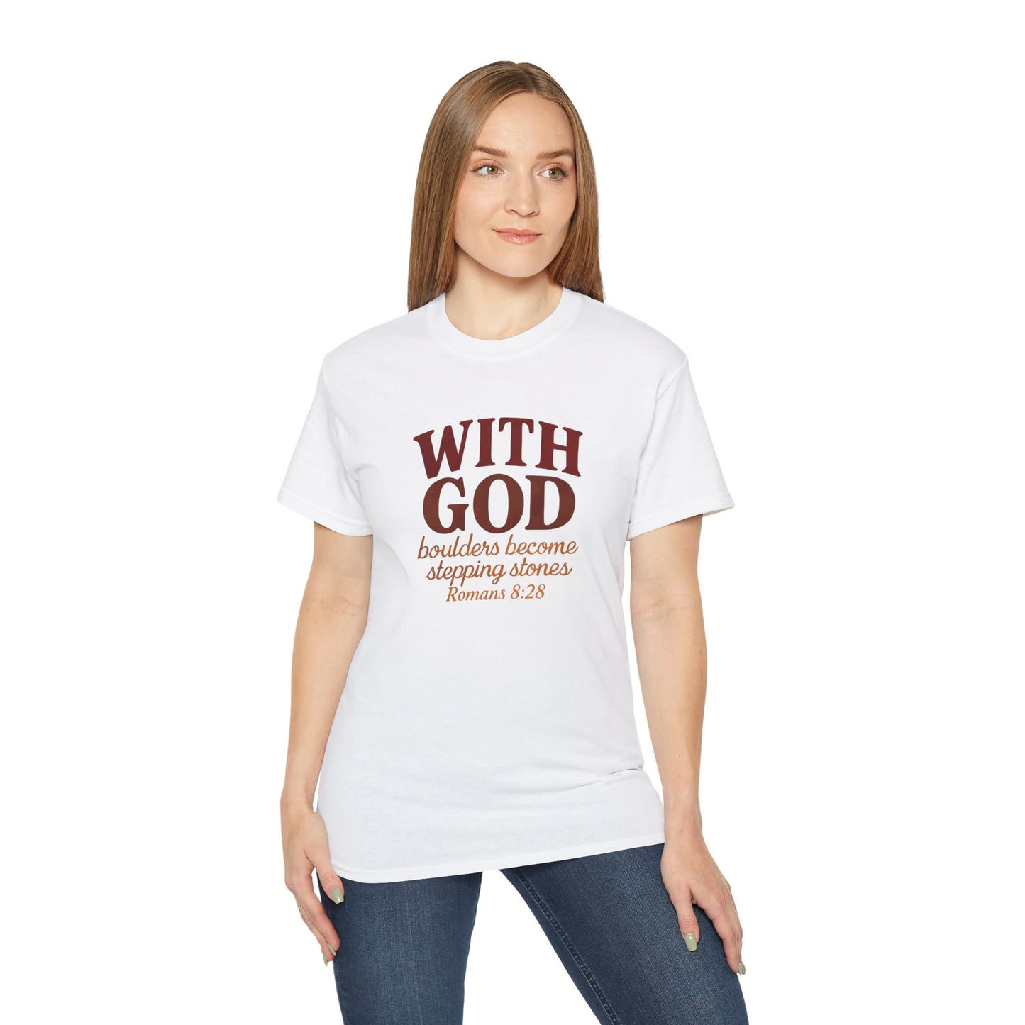 Faith-Inspired Unisex Tee, Inspirational T-Shirt, Spiritual Gift, Bible Verse Apparel, Christian Clothing, Everyday Wear