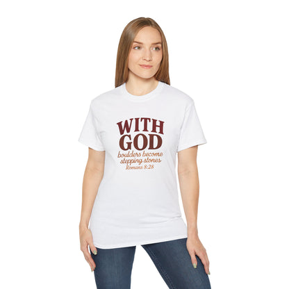 Faith-Inspired Unisex Tee, Inspirational T-Shirt, Spiritual Gift, Bible Verse Apparel, Christian Clothing, Everyday Wear