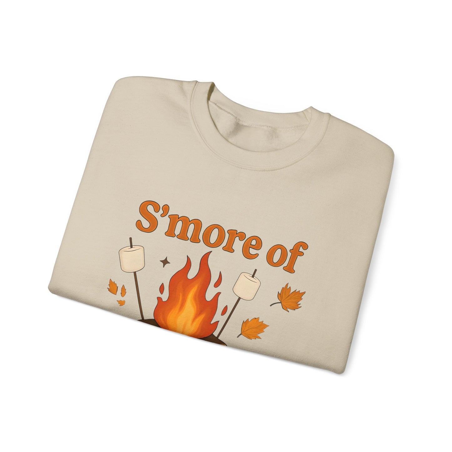 Cozy Autumn Crewneck Sweatshirt - S'more of Jesus, Fall Fashion, Religious Gift, Christian Apparel, Harvest Celebration, Thanksgiving