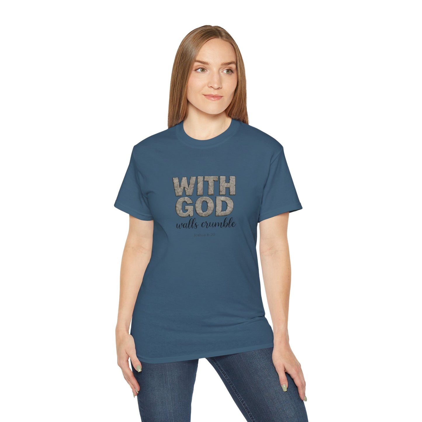 Inspirational Faith T-Shirt, Unisex Cotton Tee, Christian Apparel, Gift for Believers, Religious T-Shirt, Church Outing Shirt