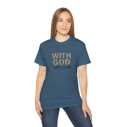 Inspirational Faith T-Shirt, Unisex Cotton Tee, Christian Apparel, Gift for Believers, Religious T-Shirt, Church Outing Shirt