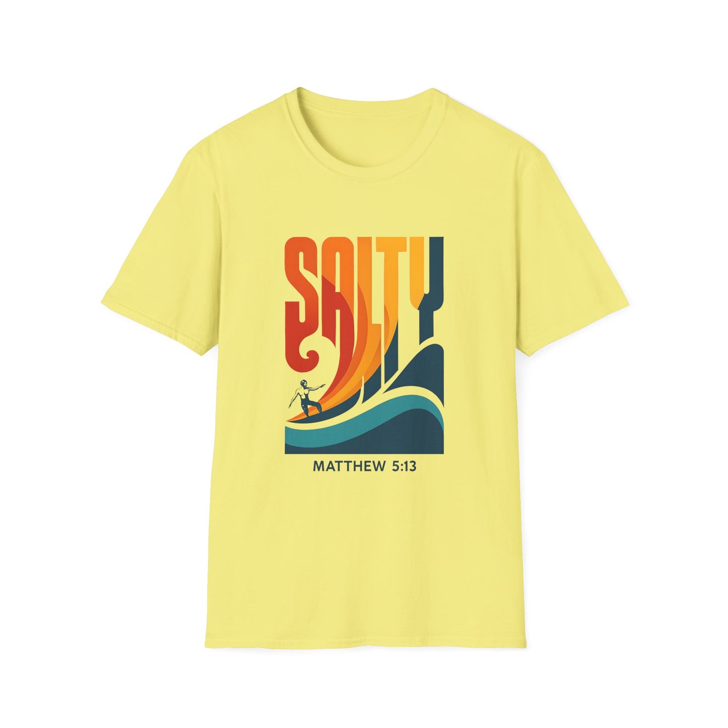 Salty Graphic Unisex T-Shirt, Comfortable Casual Wear, Beach Vibe Shirt, Christian Gift, Summer Outfit