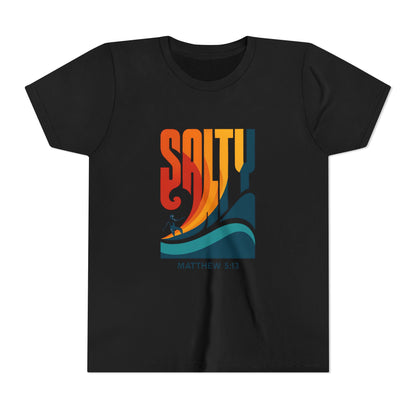 Salty Youth Short Sleeve Tee | Surf Style, Christian Tees, Beach Wear, Summer Fun, Youth Apparel