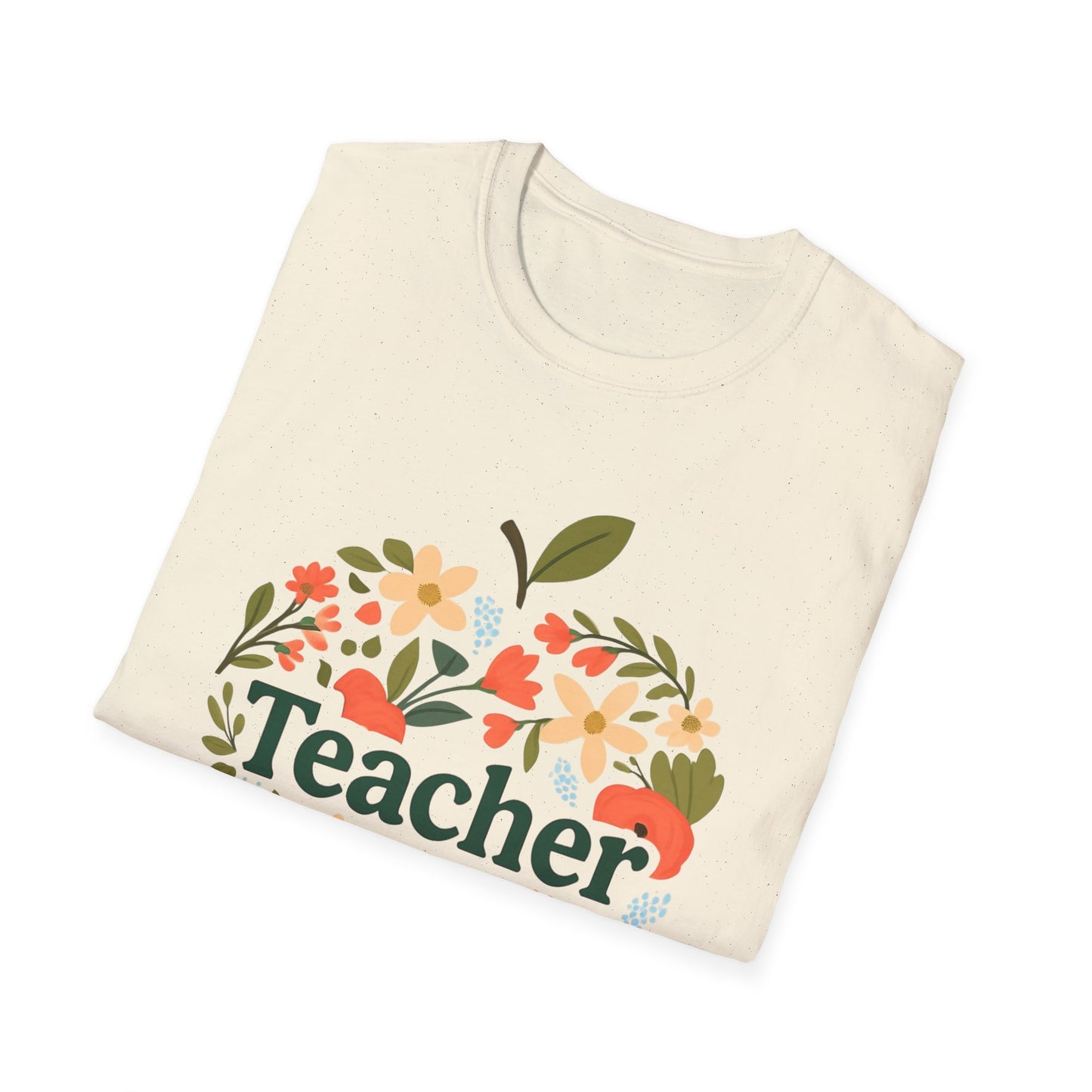 Floral Teacher T-Shirt | Perfect Gift for Educators, Back to School, Teacher Appreciation, Classroom Wear, Cute Teacher Shirts