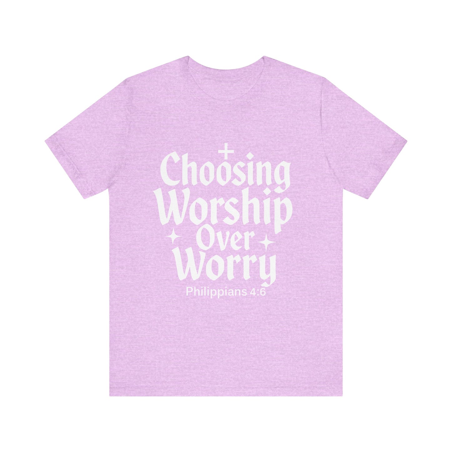 Faith-Inspired Unisex Tee: Choosing Worship Over Worry, Christian Apparel, Inspirational Gift, Spiritual T-Shirt, Everyday Wear, Gift [...]