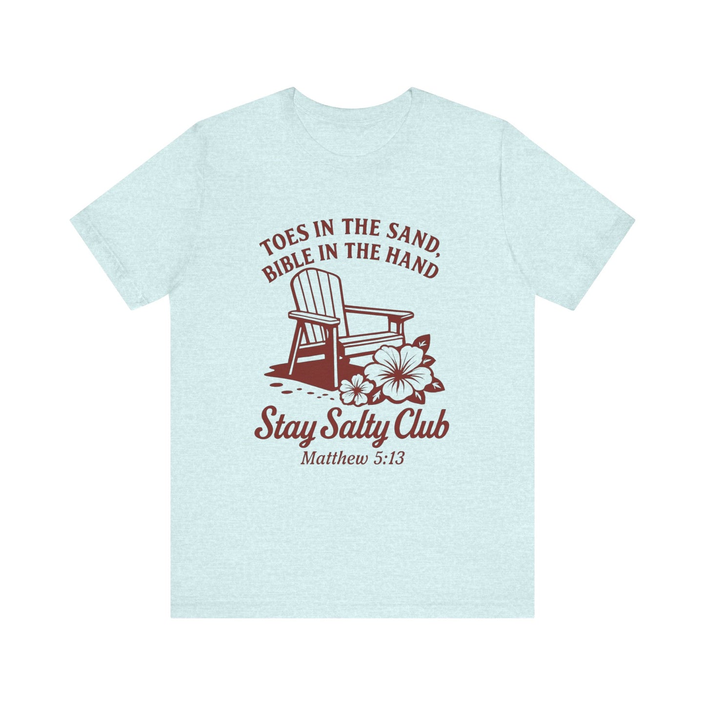 Cozy Coastal Tee - Stay Salty Club Shirt, Beach Vibes, Inspirational Quotes T-Shirt, Religious Gift, Summer Fashion