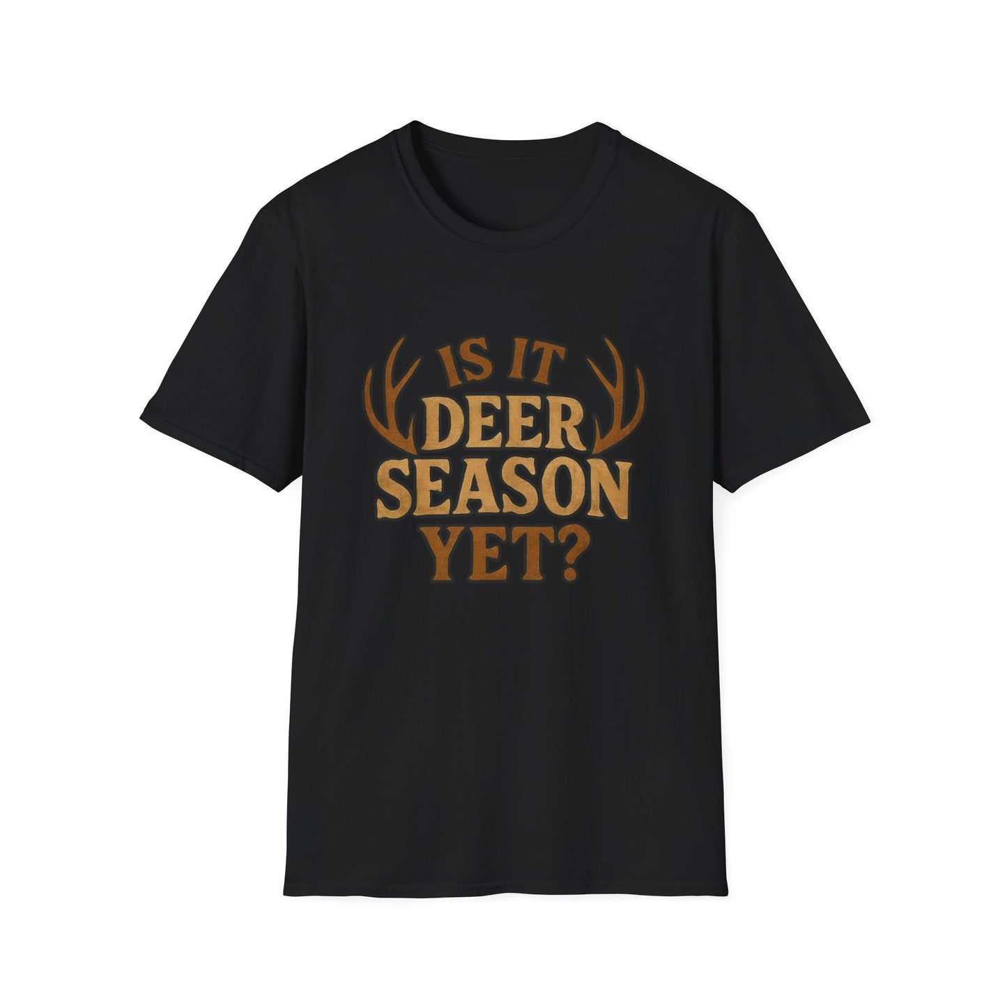 Deer Season T-Shirt, Unisex Softstyle Tee, Hunting Apparel, Outdoor Shirt, Fall Fashion, Gift for Hunters