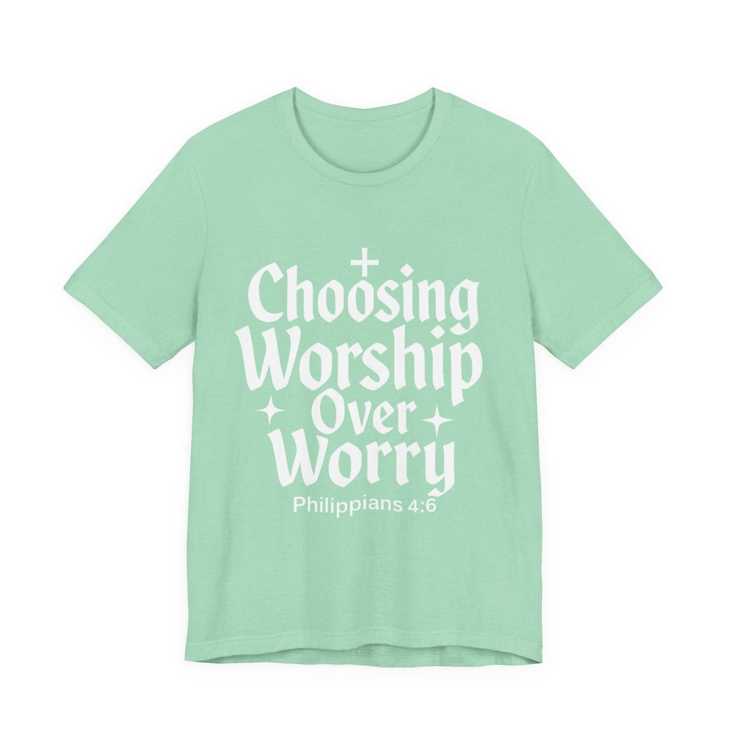 Faith-Inspired Unisex Tee: Choosing Worship Over Worry, Christian Apparel, Inspirational Gift, Spiritual T-Shirt, Everyday Wear, Gift [...]