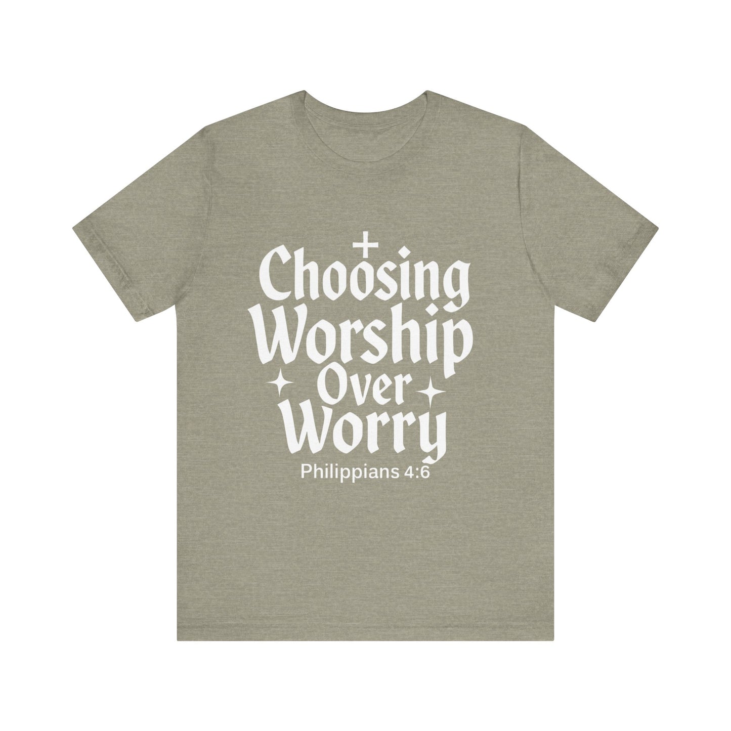 Faith-Inspired Unisex Tee: Choosing Worship Over Worry, Christian Apparel, Inspirational Gift, Spiritual T-Shirt, Everyday Wear, Gift [...]