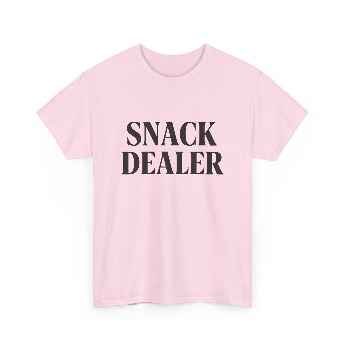 Snack Dealer Unisex Heavy Cotton Tee | Funny Shirt for Food Lovers, Casual Wear, Gift for Chefs, Snack Enthusiasts, Unique Apparel
